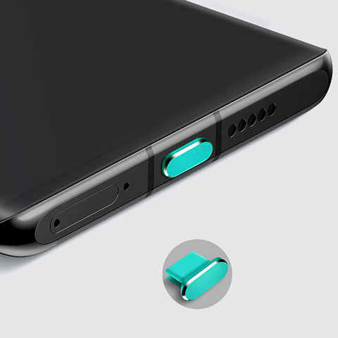 Tapon Antipolvo USB-C Jack Type-C Universal H08 para Apple iPad Air 5 10.9 (2022) Verde