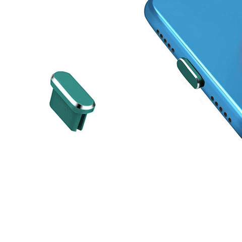 Tapon Antipolvo USB-C Jack Type-C Universal H13 para Apple iPad Pro 12.9 (2022) Verde