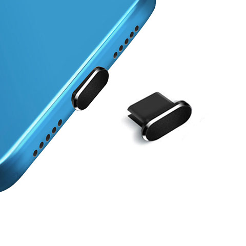 Tapon Antipolvo USB-C Jack Type-C Universal H14 para Apple iPad Pro 11 (2021) Negro
