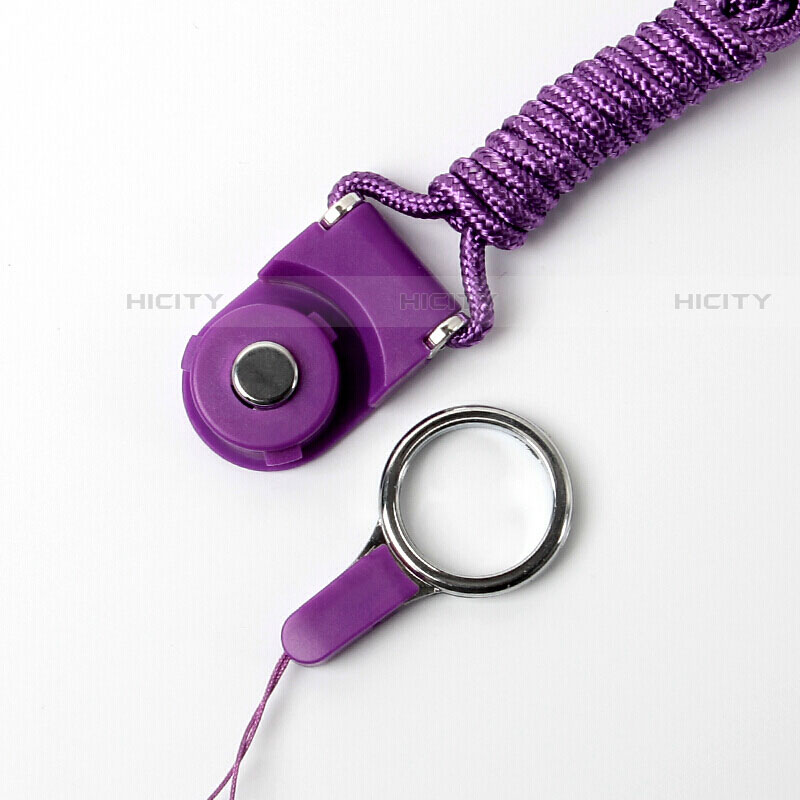 Acollador Correa de Cuello Cordon Lanyard Morado