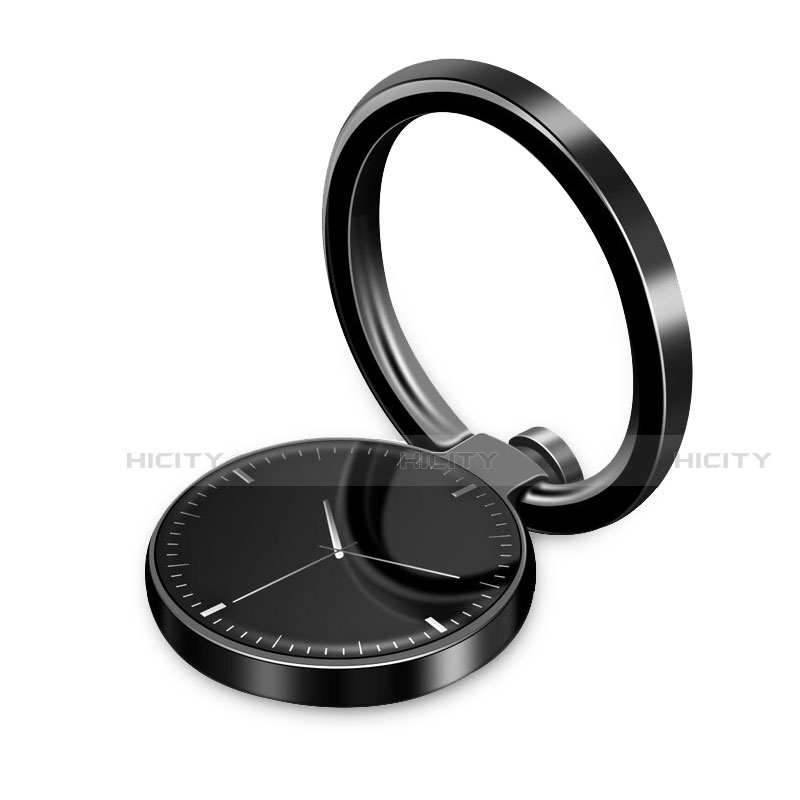 Anillo de dedo Soporte Magnetico Universal Sostenedor De Telefono Movil H08 Negro