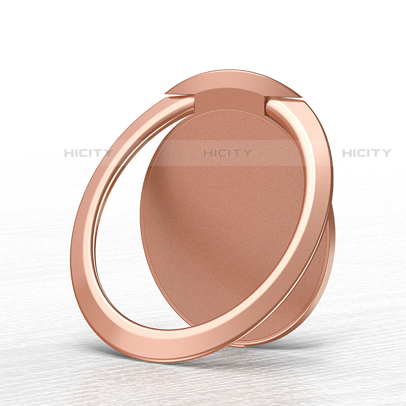 Anillo de dedo Soporte Magnetico Universal Sostenedor De Telefono Movil Z03 Oro Rosa