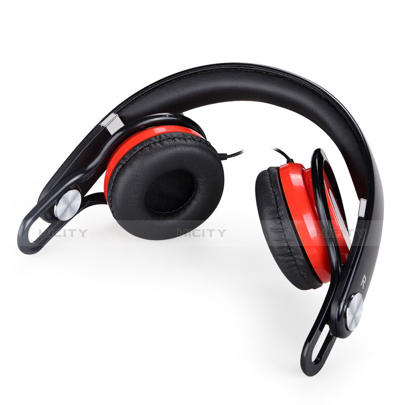 Auricular Cascos Auriculares Estereo H60 Rojo