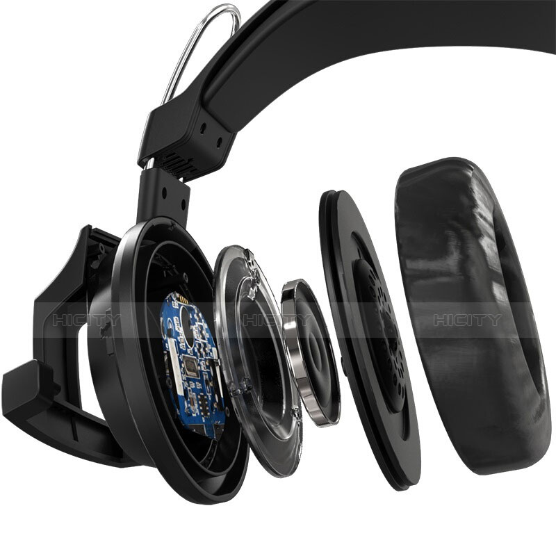 Auricular Cascos Estereo Auriculares H64 Negro