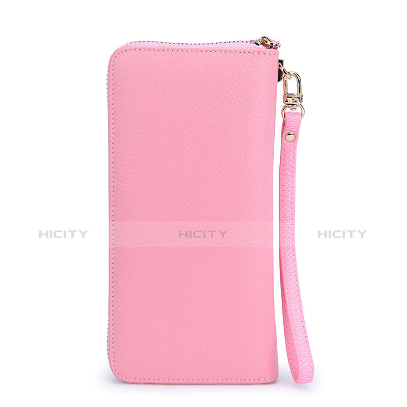 Bolso Cartera Protectora de Cuero Bailarina Funda Universal Rosa