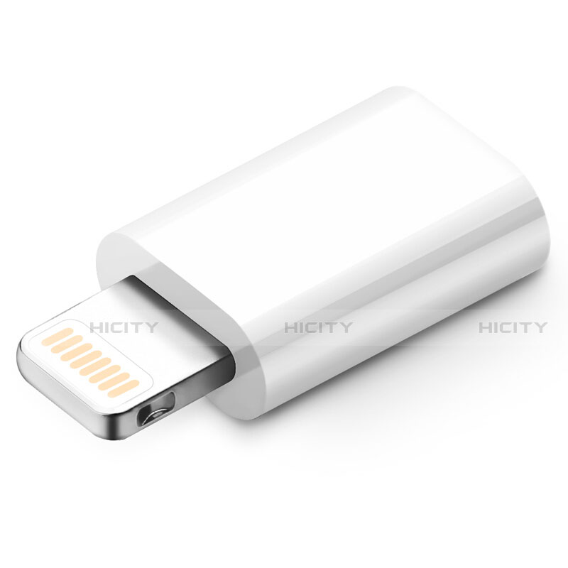 Cable Adaptador Android Micro USB a Lightning USB H01 para Apple iPad 10.2 (2020) Blanco