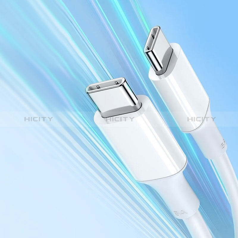 Cable Adaptador Type-C USB-C a Type-C USB-C 100W H05 para Apple iPad Pro 11 (2022) Gris Oscuro