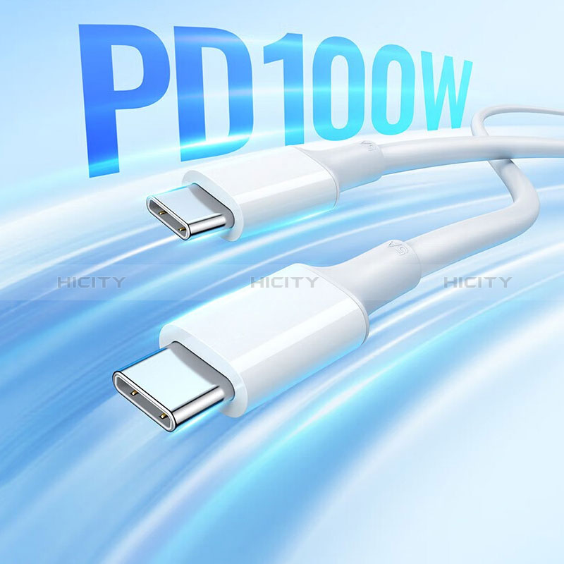 Cable Adaptador Type-C USB-C a Type-C USB-C 100W H05 para Apple iPhone 15 Pro Max