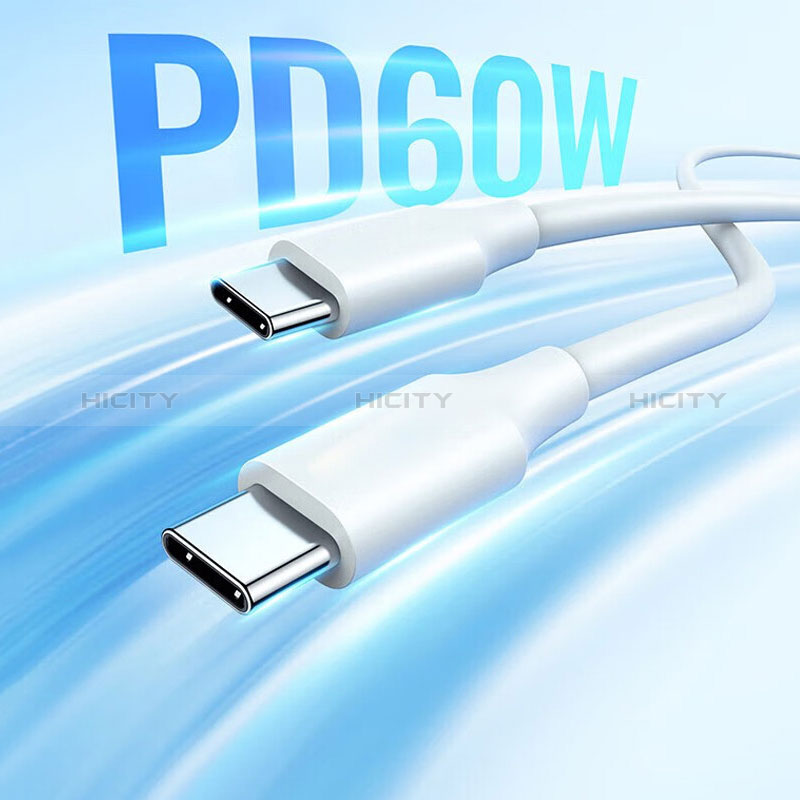 Cable Adaptador Type-C USB-C a Type-C USB-C 60W H04 para Apple iPhone 15 Pro