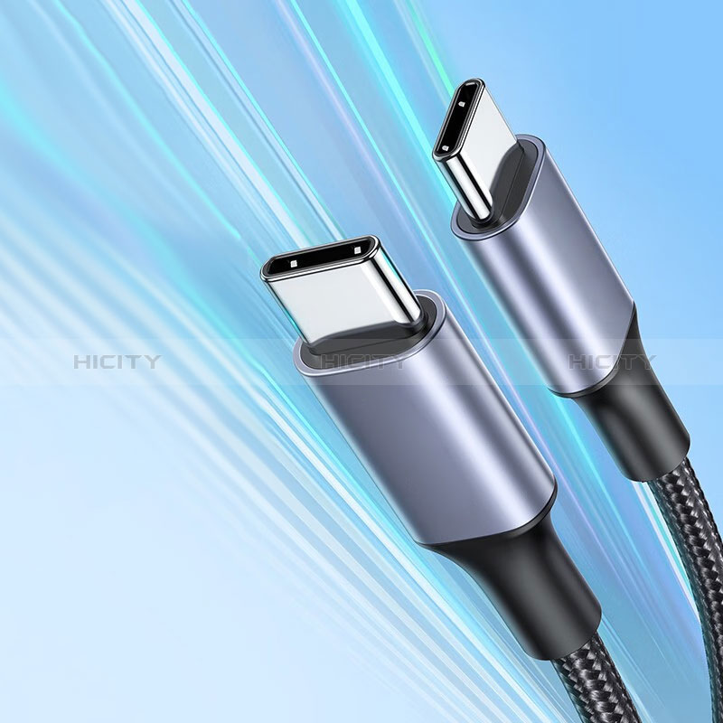 Cable Adaptador Type-C USB-C a Type-C USB-C 60W para Apple iPad Pro 11 (2021) Gris Oscuro