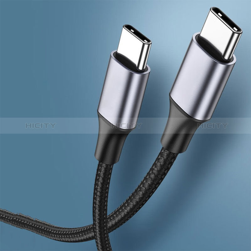 Cable Adaptador Type-C USB-C a Type-C USB-C 60W para Apple iPad Pro 11 (2021) Gris Oscuro