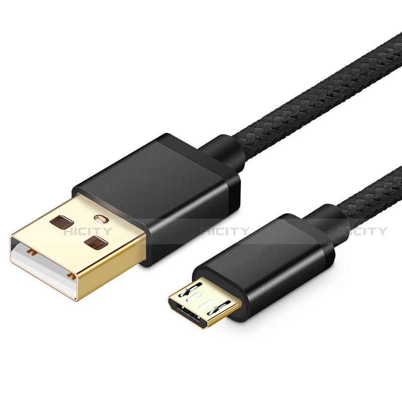 Cable Micro USB Android Universal A12 Negro