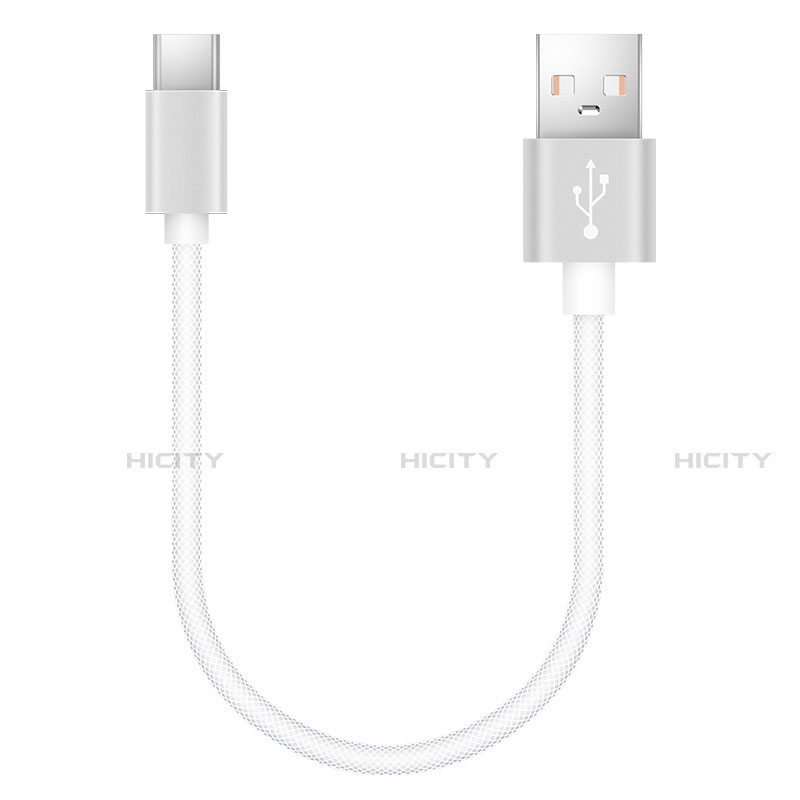 Cable Type-C Android Universal 20cm S02 para Apple iPad Pro 11 (2021) Blanco