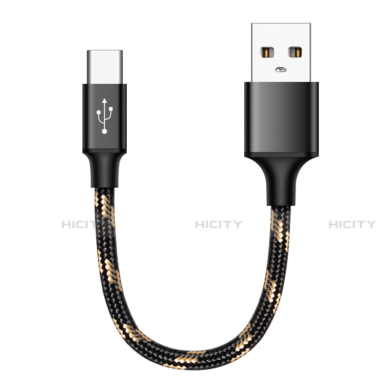 Cable Type-C Android Universal 25cm S04 para Apple iPad Pro 12.9 (2021) Negro