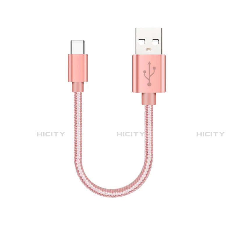 Cable Type-C Android Universal 30cm S05 para Apple iPad Pro 11 (2022) Oro Rosa