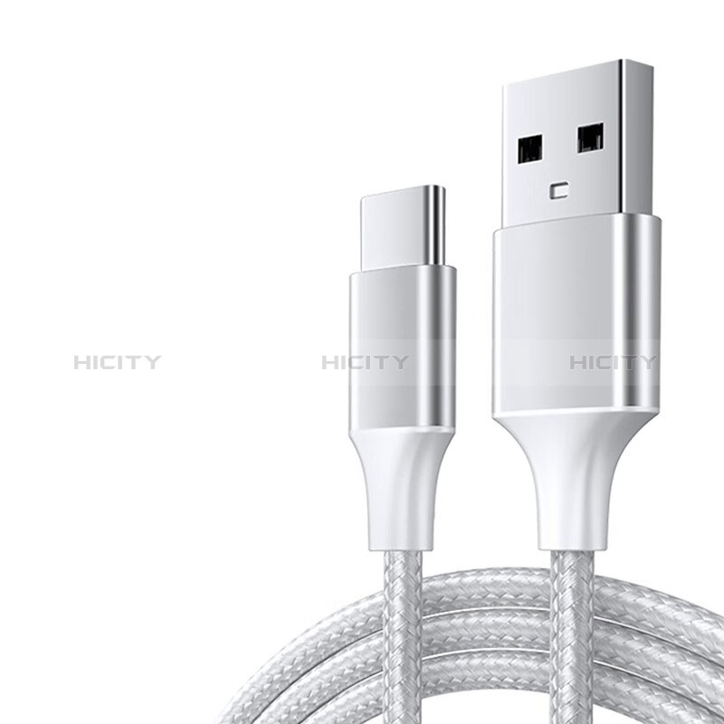 Cable Type-C Android Universal 3A H04 para Apple iPad Pro 11 (2021) Blanco