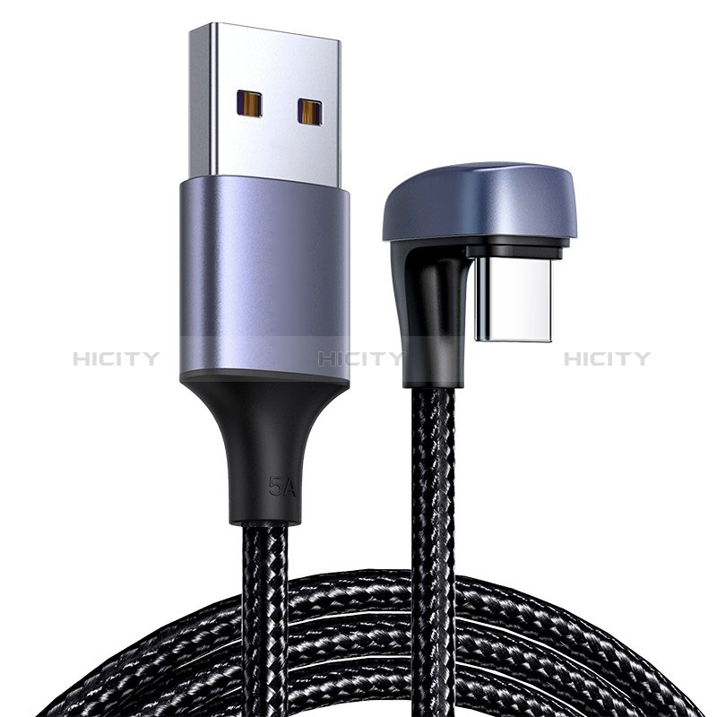 Cable Type-C Android Universal 60W H03 para Apple iPad Air 5 10.9 (2022) Negro