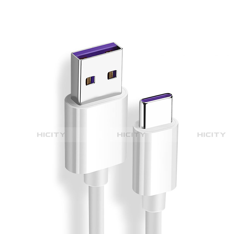 Cable Type-C Android Universal T06 para Apple iPhone 15 Pro Max Blanco