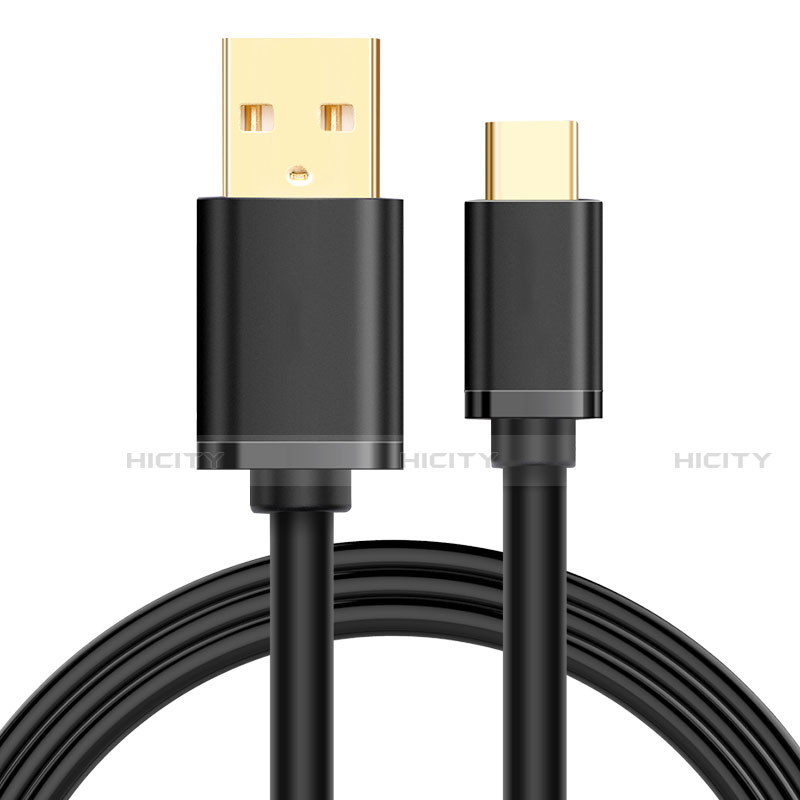 Cable Type-C Android Universal T08 para Apple iPad Air 5 10.9 (2022) Negro