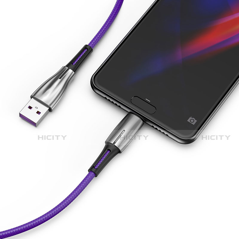 Cable Type-C Android Universal T12 Morado