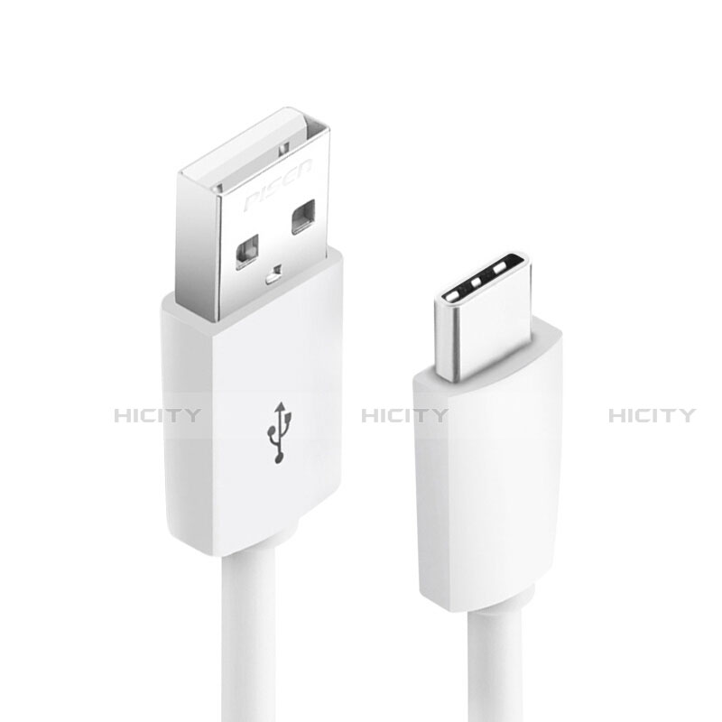 Cable Type-C Android Universal T18 para Apple iPad Air 5 10.9 (2022) Blanco