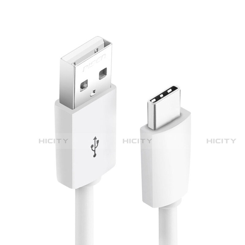 Cable Type-C Android Universal T18 para Apple iPad Pro 12.9 (2021) Blanco