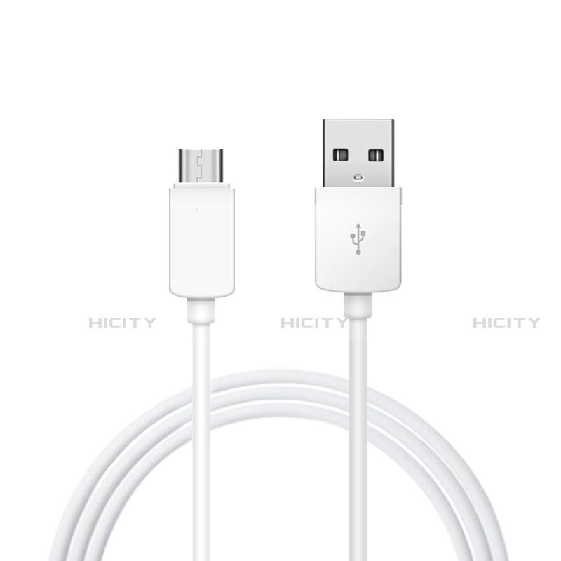 Cable Type-C Android Universal T18 para Apple iPhone 15 Plus Blanco