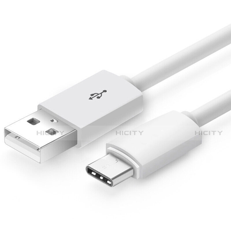Cable Type-C Android Universal T18 para Apple iPhone 15 Pro Max Blanco
