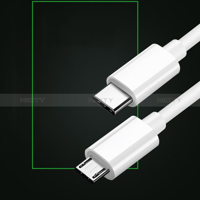 Cable USB 2.0 Android Universal 2A H02 para Apple iPad Air 5 10.9 (2022) Blanco