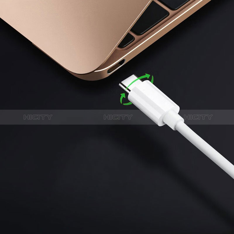 Cable USB 2.0 Android Universal 2A H02 para Apple iPad Air 5 10.9 (2022) Blanco