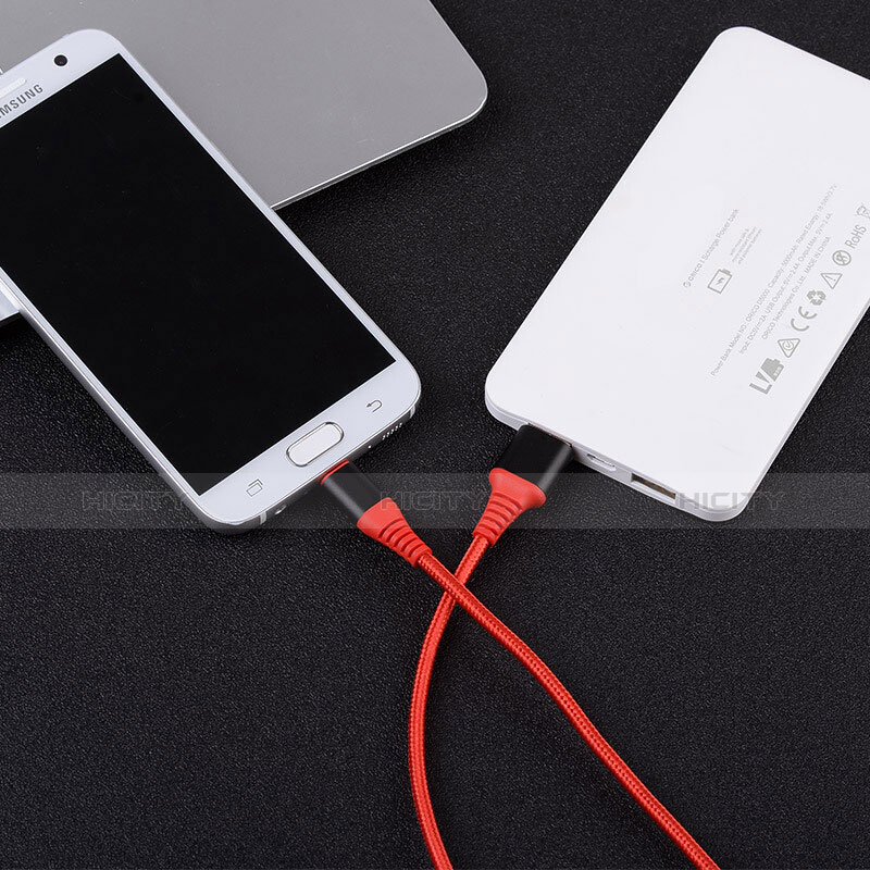 Cable USB 2.0 Android Universal A06 Rojo