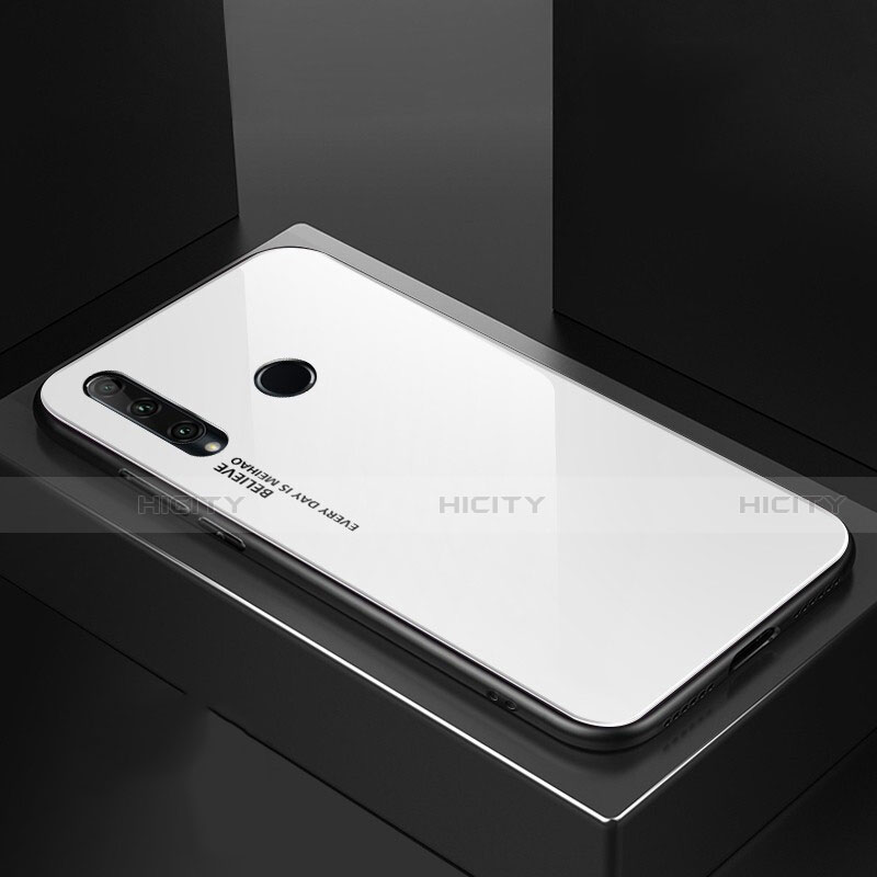 Carcasa Bumper Funda Silicona Espejo Gradiente Arco iris H01 para Huawei P Smart+ Plus (2019)