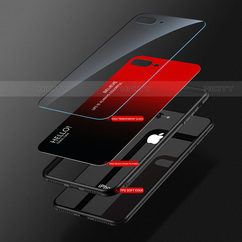 Carcasa Bumper Funda Silicona Espejo Gradiente Arco iris H02 para Xiaomi Mi 11 Lite 5G
