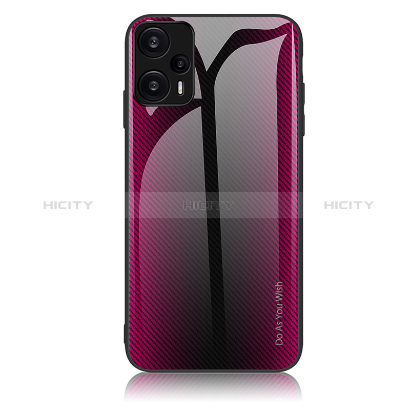 Carcasa Bumper Funda Silicona Espejo Gradiente Arco iris JM1 para Xiaomi Poco F5 5G