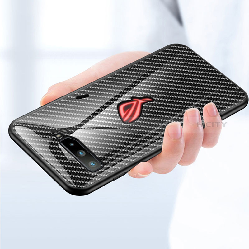 Carcasa Bumper Funda Silicona Espejo Gradiente Arco iris LS2 para Asus ROG Phone 3 Strix ZS661KS