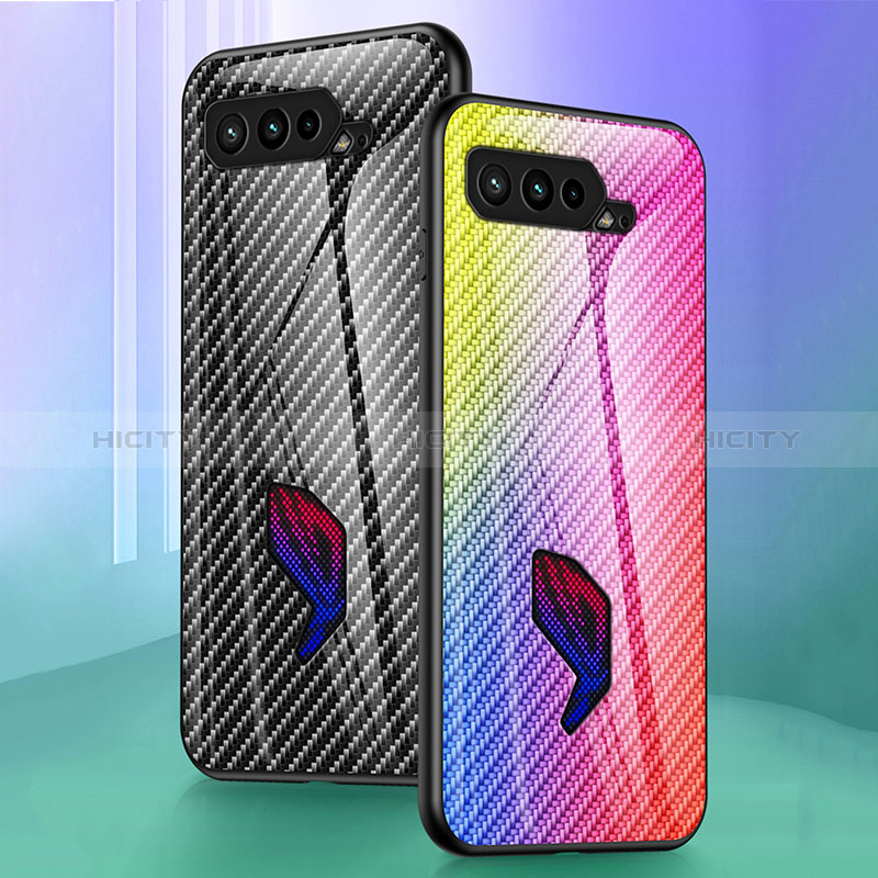 Carcasa Bumper Funda Silicona Espejo Gradiente Arco iris LS2 para Asus ROG Phone 5 Pro