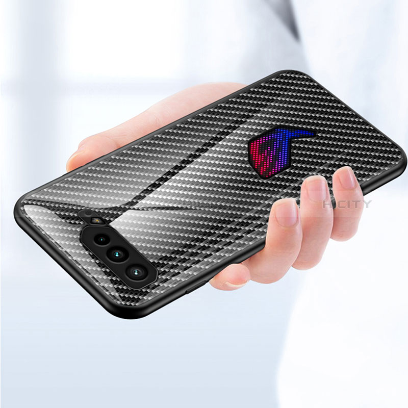 Carcasa Bumper Funda Silicona Espejo Gradiente Arco iris LS2 para Asus ROG Phone 5 Pro