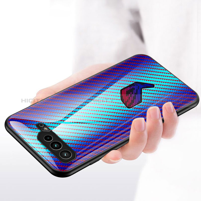 Carcasa Bumper Funda Silicona Espejo Gradiente Arco iris LS2 para Asus ROG Phone 5 Ultimate