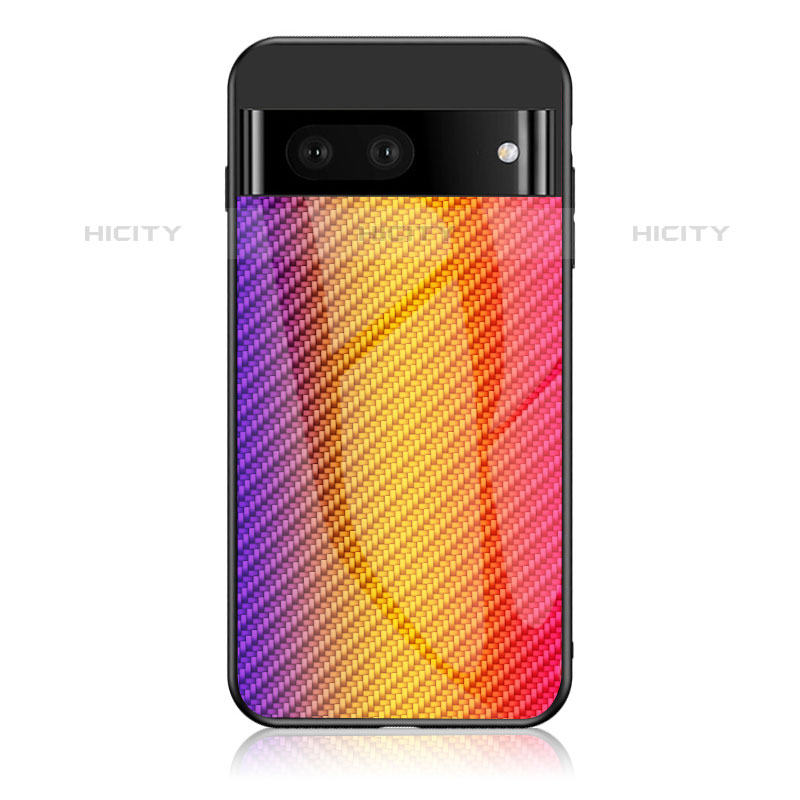 Carcasa Bumper Funda Silicona Espejo Gradiente Arco iris LS2 para Google Pixel 7 5G