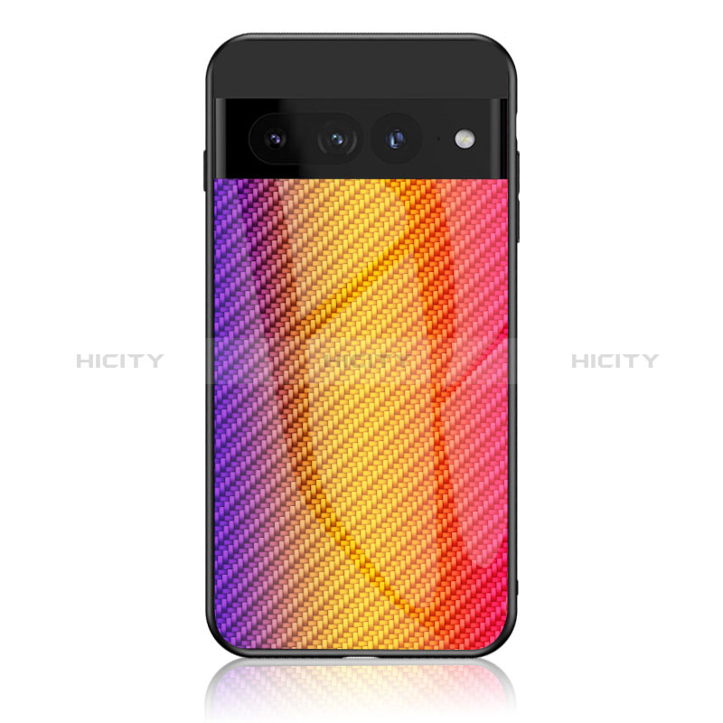 Carcasa Bumper Funda Silicona Espejo Gradiente Arco iris LS2 para Google Pixel 7 Pro 5G