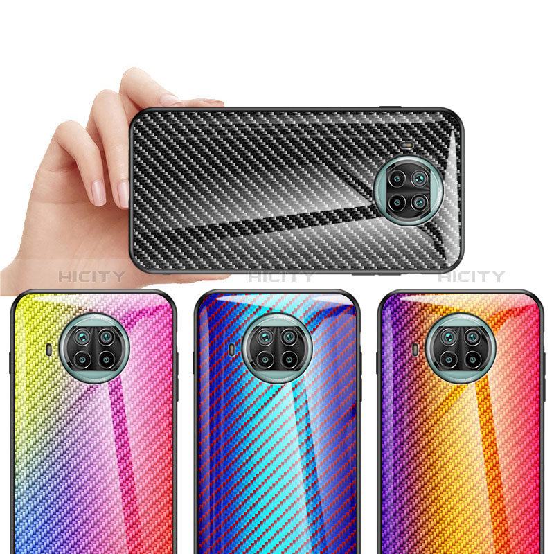 Carcasa Bumper Funda Silicona Espejo Gradiente Arco iris LS2 para Xiaomi Mi 10i 5G