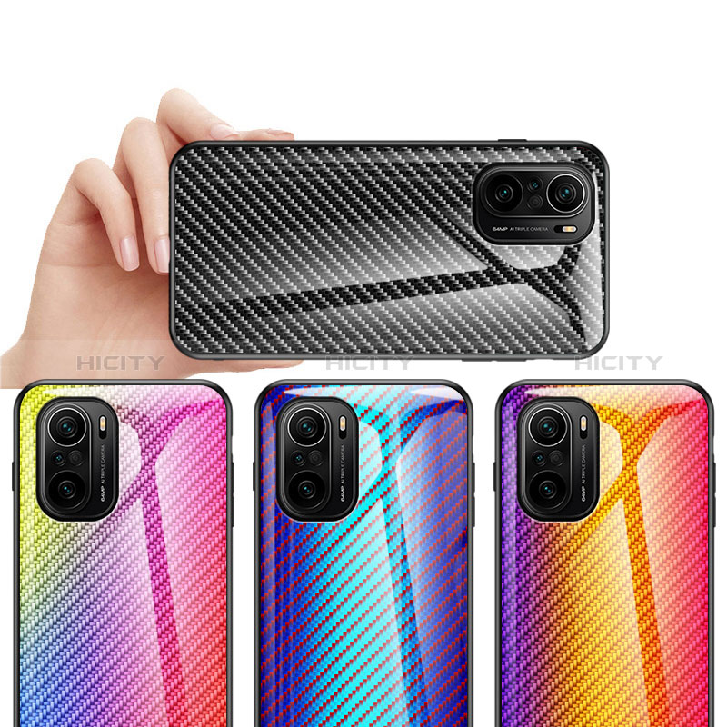 Carcasa Bumper Funda Silicona Espejo Gradiente Arco iris LS2 para Xiaomi Mi 11X 5G