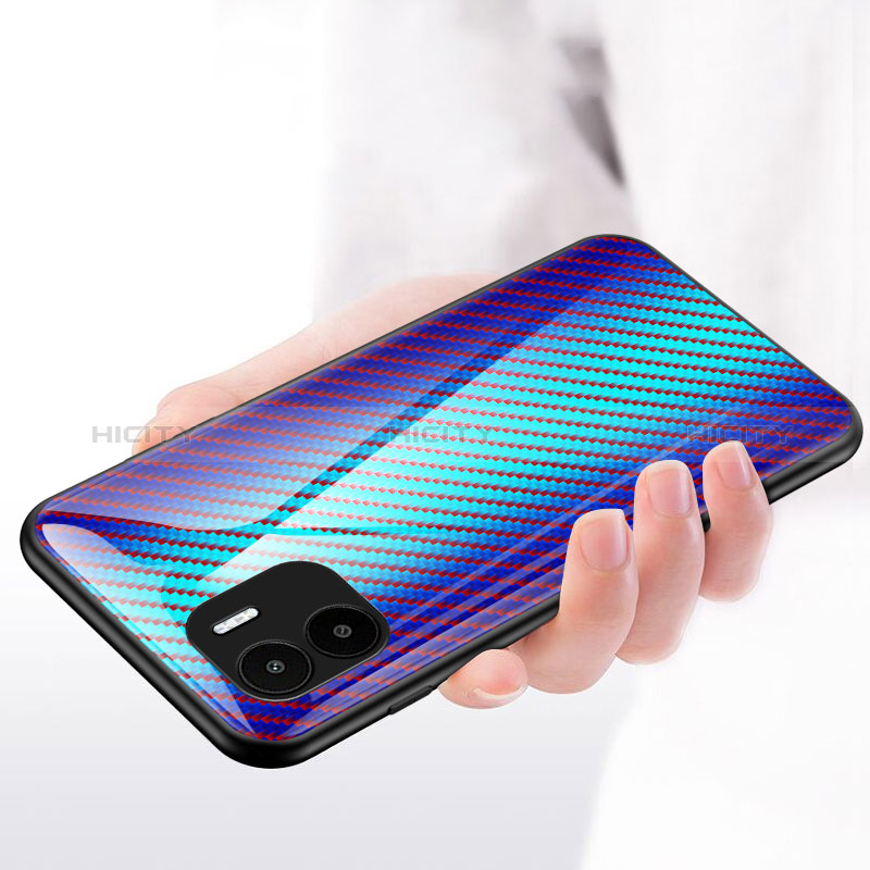 Carcasa Bumper Funda Silicona Espejo Gradiente Arco iris LS2 para Xiaomi Poco C51