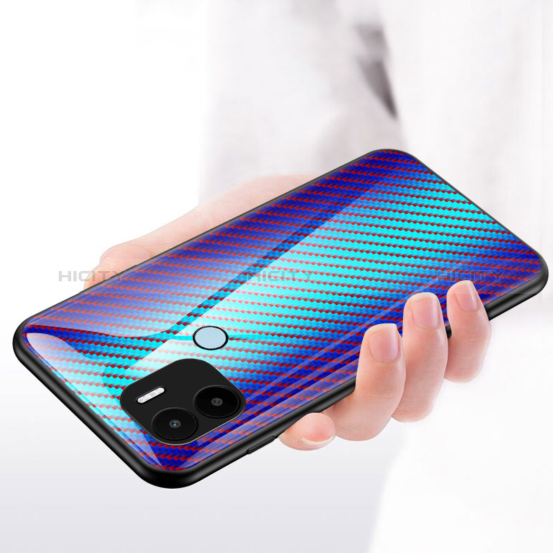 Carcasa Bumper Funda Silicona Espejo Gradiente Arco iris LS2 para Xiaomi Redmi A1 Plus