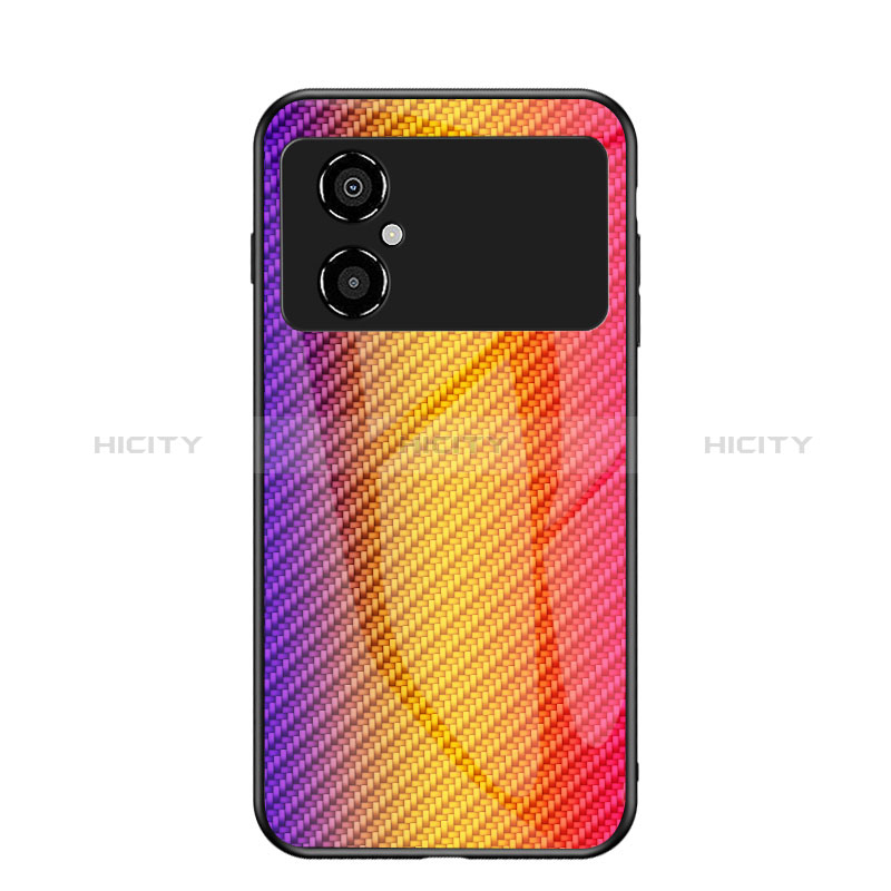 Carcasa Bumper Funda Silicona Espejo Gradiente Arco iris LS2 para Xiaomi Redmi Note 11R 5G