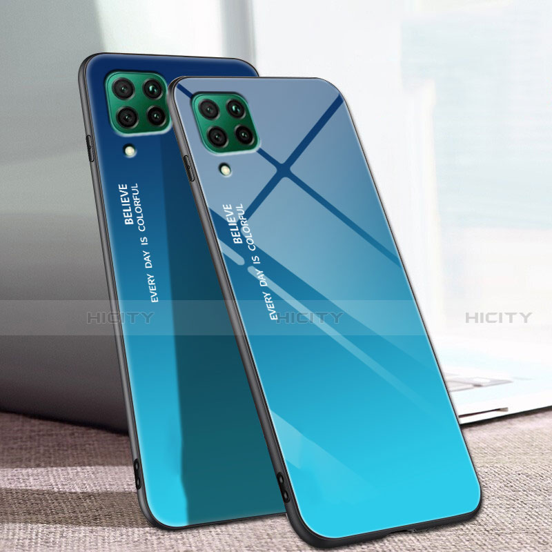 Carcasa Bumper Funda Silicona Espejo Gradiente Arco iris para Huawei Nova 6 SE
