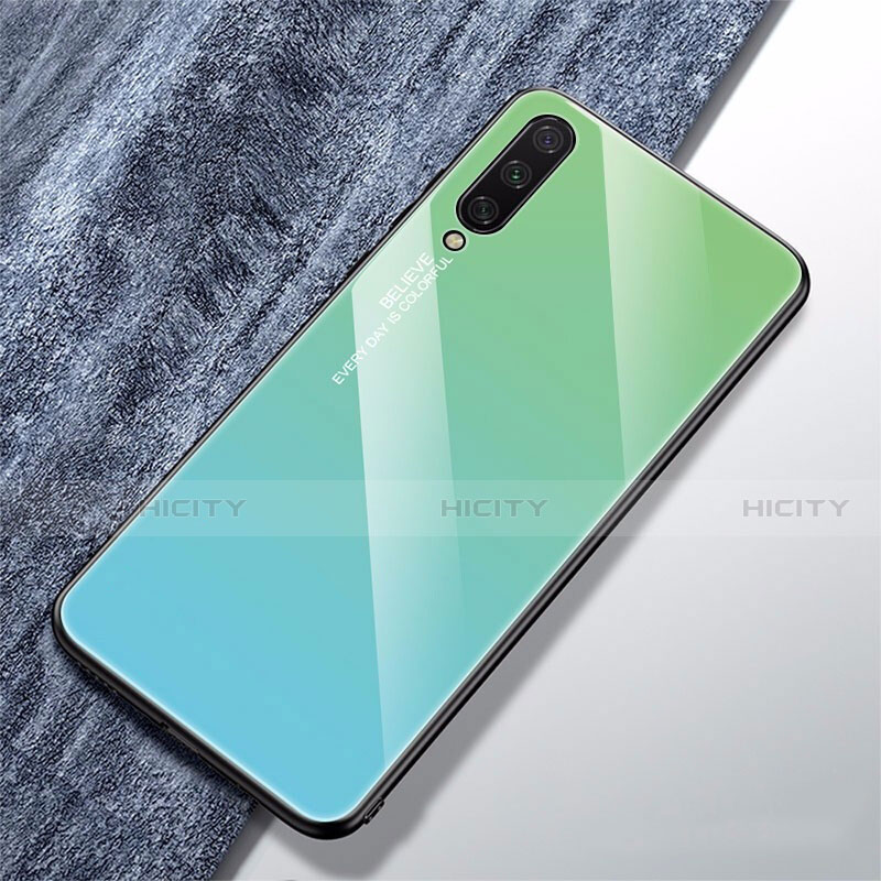 Carcasa Bumper Funda Silicona Espejo Gradiente Arco iris para Xiaomi CC9e