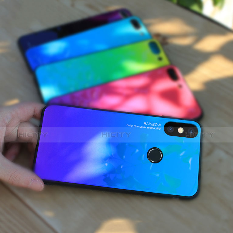 Carcasa Bumper Funda Silicona Espejo Gradiente para Xiaomi Mi 6X