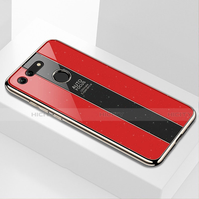 Carcasa Bumper Funda Silicona Espejo K01 para Huawei Honor V20 Rojo