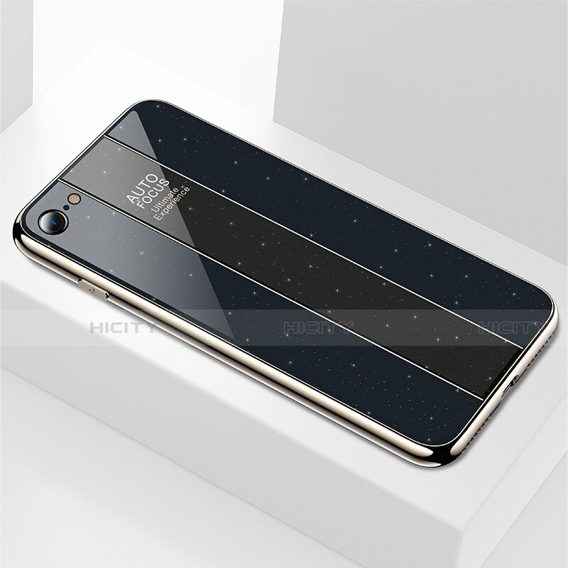 Carcasa Bumper Funda Silicona Espejo M01 para Apple iPhone 6S Negro